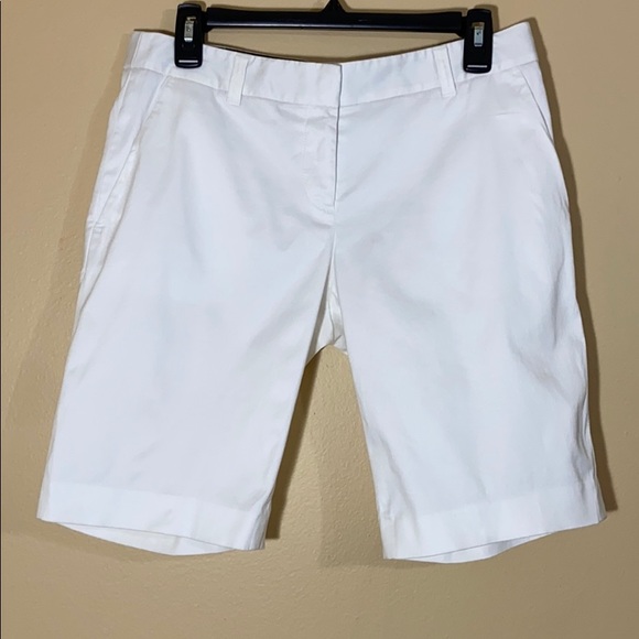 Tory Burch Pants - Tory Burch White Bermuda Shorts